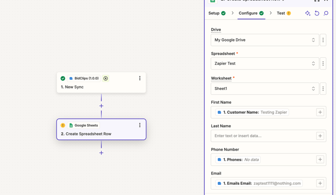 Map customer data